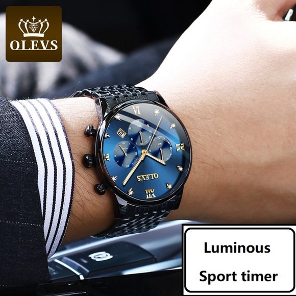 Sport Waterproof Luminous Watch - Picture 1 of 8